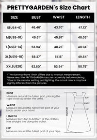 PRETTYGARDEN Women's Tulle Midi Dress Sleeveless Smocked Ruffle Mesh Flowy Dresses Party Wedding Guest Sundress