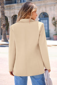 PRETTYGARDEN Women's Spring Fall Business Casual Blazers Long Sleeve Notch Lapel Trendy Work Office Blazer Jackets Outerwear