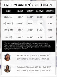 PRETTYGARDEN Women's Spring Fall Business Casual Blazers Long Sleeve Notch Lapel Trendy Work Office Blazer Jackets Outerwear