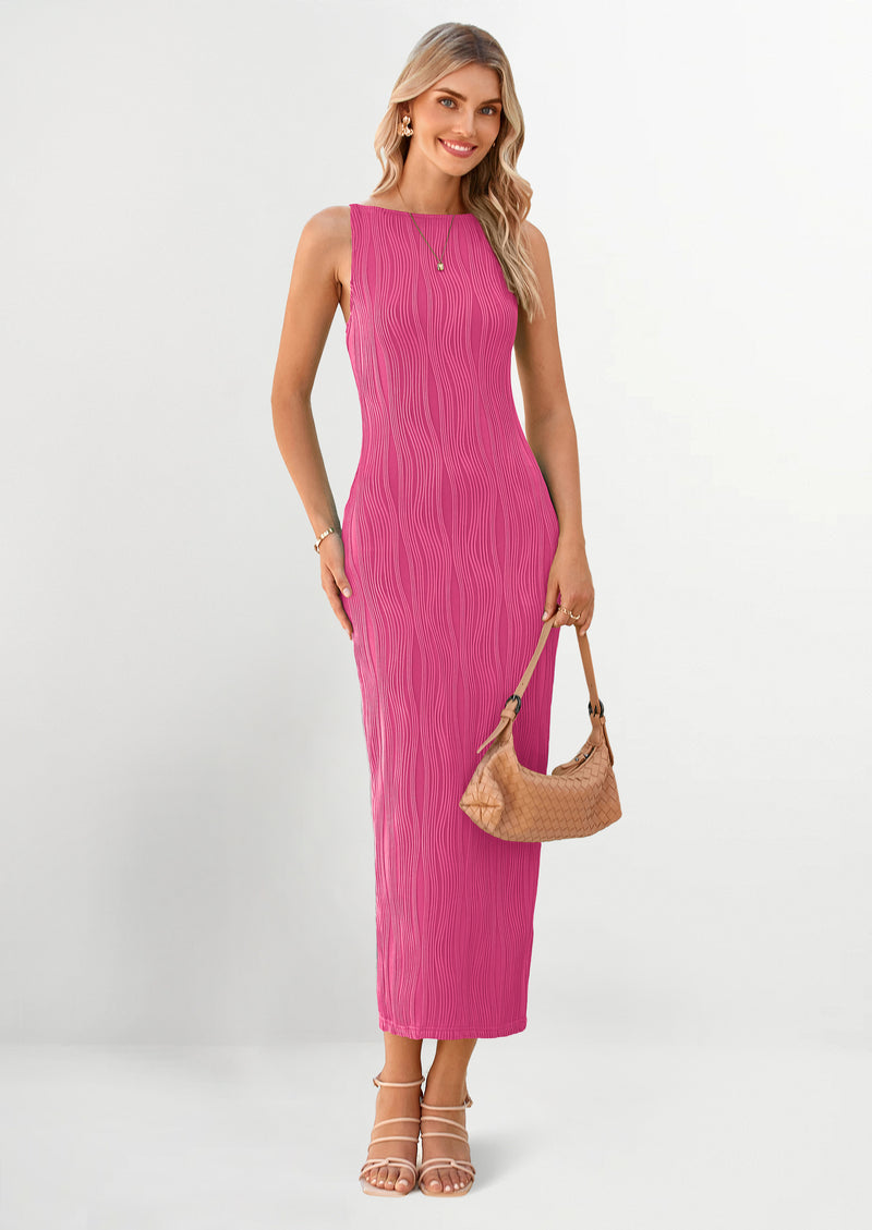 PRETTYGARDEN Womens Maxi Dress Summer Wedding Guest Dresses Spring Long Resort Wear Casual Bodycon Sun Dresses
