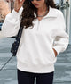 Half Zip Long Sleeve Y2K Sweatshirts