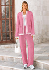 PRETTYGARDEN Lounge Sets for Women Fall Loungewear 2 Piece Outfits Cardigan Sweaters Track Suit Matching Winter Clothing