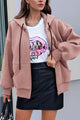 Zip Up Long Sleeve Loose Fit Y2K Casual Hoodies Cardigan