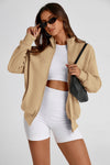 PRETTYGARDEN Women's Spring Fall Fashion Full Zip Up Sweatshirt Long Sleeve Loose Fit Trendy Casual Jacket with Pockets