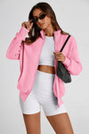 PRETTYGARDEN Women's Spring Fall Fashion Full Zip Up Sweatshirt Long Sleeve Loose Fit Trendy Casual Jacket with Pockets