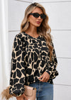 PRETTYGARDEN Women's Floral Button Down Blouse Fall Fashion Dressy Casual Long Sleeve Oversized Shirts Top Boho Clothes
