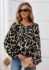 PRETTYGARDEN Women's Floral Button Down Blouse Fall Fashion Dressy Casual Long Sleeve Oversized Shirts Top Boho Clothes