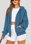 PRETTYGARDEN Women's Fall Oversized Hoodies Sweatshirt Long Sleeve Zip Up Pockets Loose Fit Y2K Winter Jackets Coat
