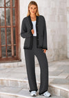 PRETTYGARDEN Lounge Sets for Women Fall Loungewear 2 Piece Outfits Cardigan Sweaters Track Suit Matching Winter Clothing
