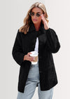 PRETTYGARDEN Women's Winter Faux Fur Coats Long Sleeve Lapel Button Down Pockets Fleece Sherpa Jacket Casual Trendy Outerwear