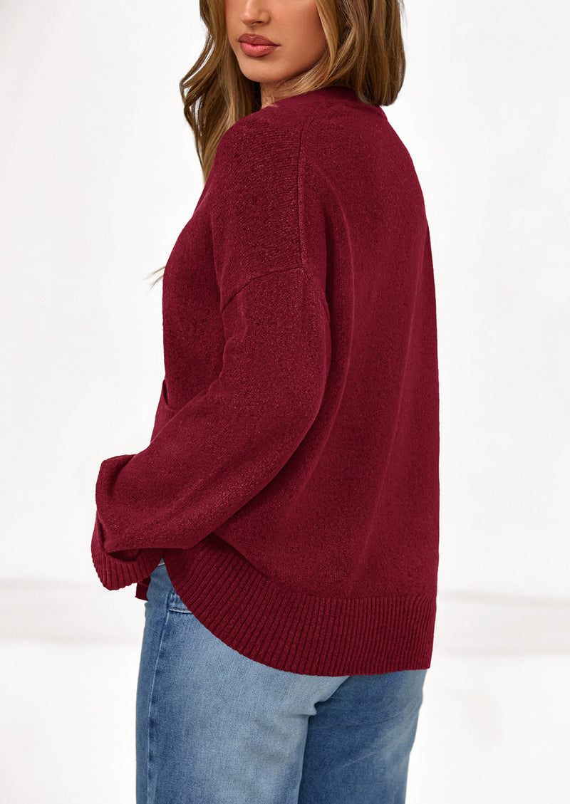PRETTYGARDEN Women's Oversized Cardigan Sweaters Trendy Chunky Knit Long Sleeve V Neck Button Down Fall Winter Outfits
