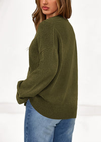 PRETTYGARDEN Women's Oversized Cardigan Sweaters Trendy Chunky Knit Long Sleeve V Neck Button Down Fall Winter Outfits
