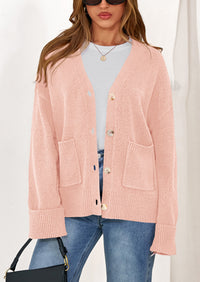 PRETTYGARDEN Women's Oversized Cardigan Sweaters Trendy Chunky Knit Long Sleeve V Neck Button Down Fall Winter Outfits