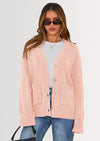 PRETTYGARDEN Women's Oversized Cardigan Sweaters Trendy Chunky Knit Long Sleeve V Neck Button Down Fall Winter Outfits