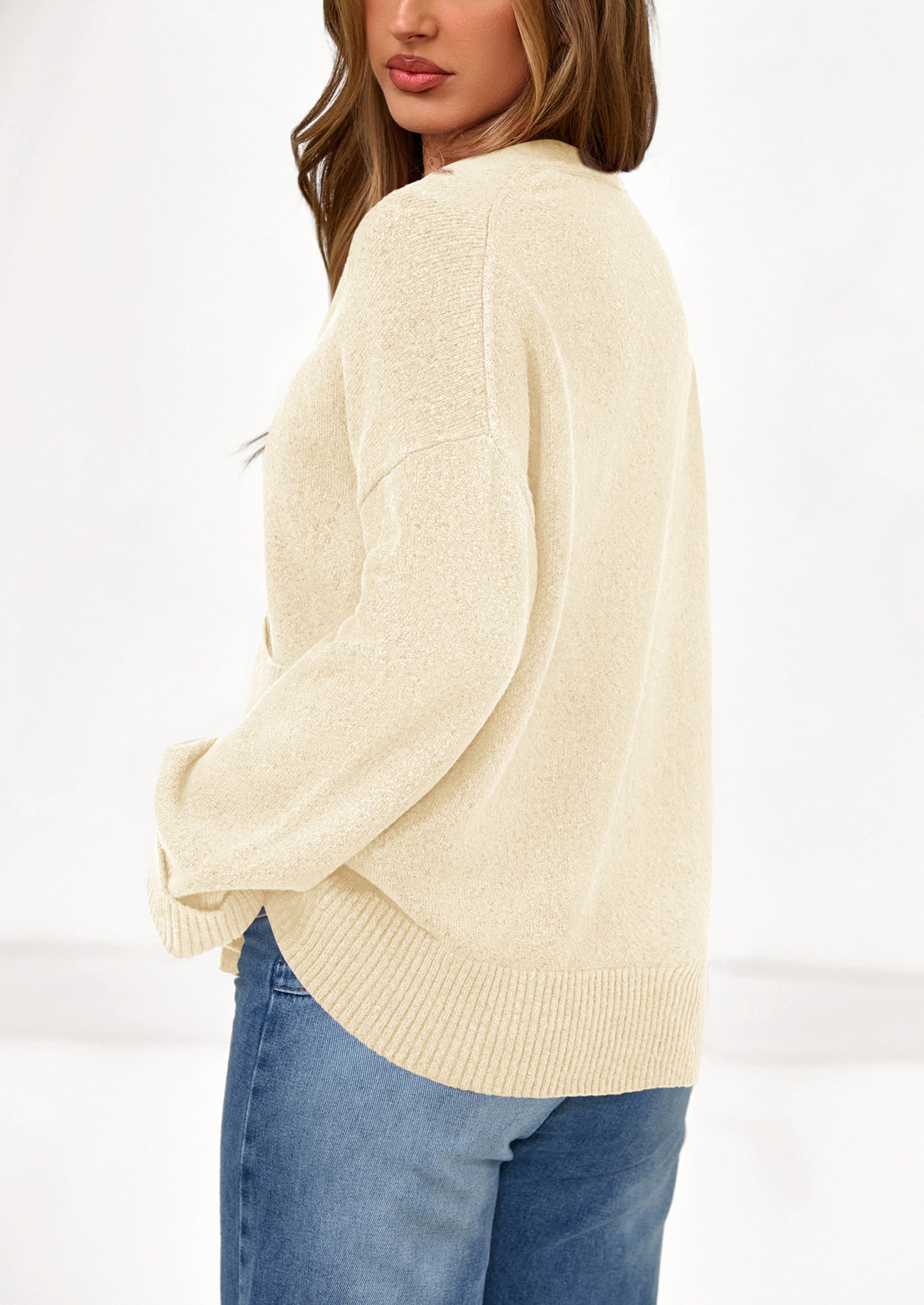 PRETTYGARDEN Women's Oversized Cardigan Sweaters Trendy Chunky Knit Long Sleeve V Neck Button Down Fall Winter Outfits