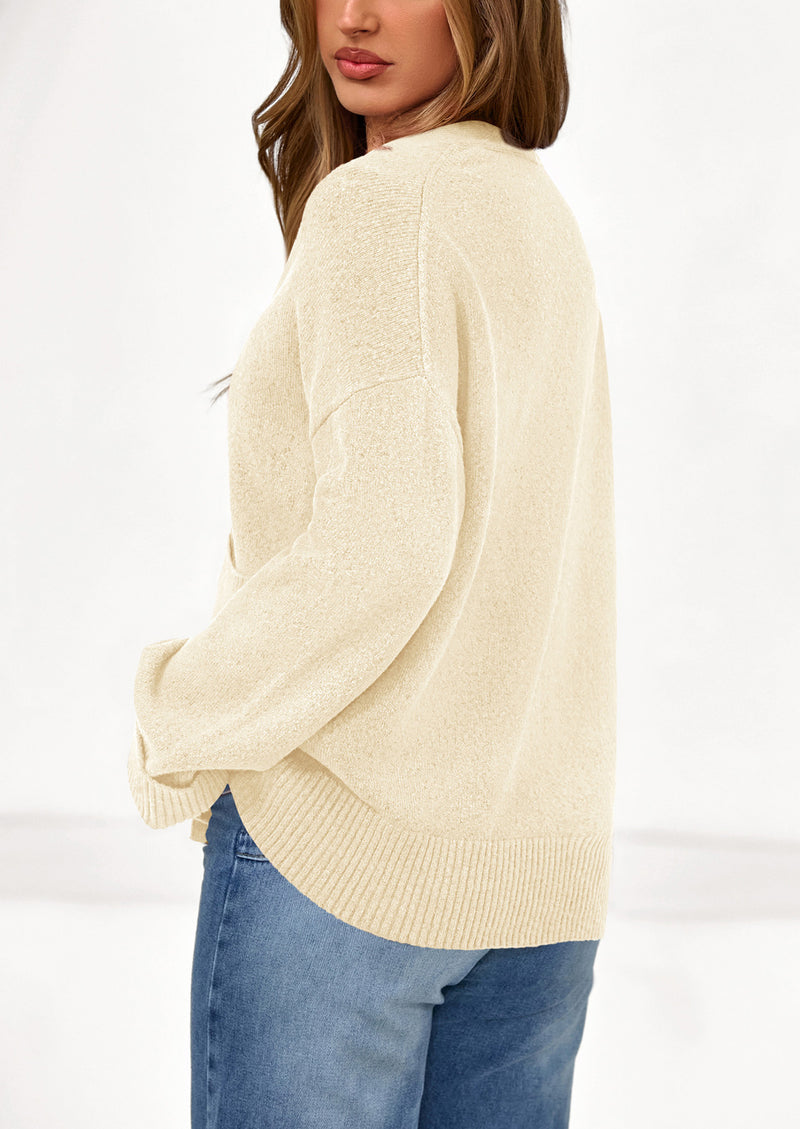 PRETTYGARDEN Women's Oversized Cardigan Sweaters Trendy Chunky Knit Long Sleeve V Neck Button Down Fall Winter Outfits