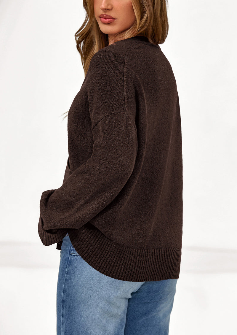 PRETTYGARDEN Women's Oversized Cardigan Sweaters Trendy Chunky Knit Long Sleeve V Neck Button Down Fall Winter Outfits
