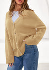 PRETTYGARDEN Women's Oversized Cardigan Sweaters Trendy Chunky Knit Long Sleeve V Neck Button Down Fall Winter Outfits