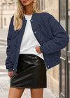 PRETTYGARDEN Women's Quilted Bomber Jacket Fall Fashion Lightweight Cropped Zip up Outerwear Winter Puffer Coats Pockets