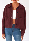 PRETTYGARDEN Women's Faux Suede Cropped Jacket Casual Lightweight Fall Fashion Winter Coats Outerwear Trendy Clothes
