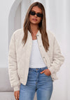 PRETTYGARDEN Women's Quilted Bomber Jacket Fall Fashion Lightweight Cropped Zip up Outerwear Winter Puffer Coats Pockets