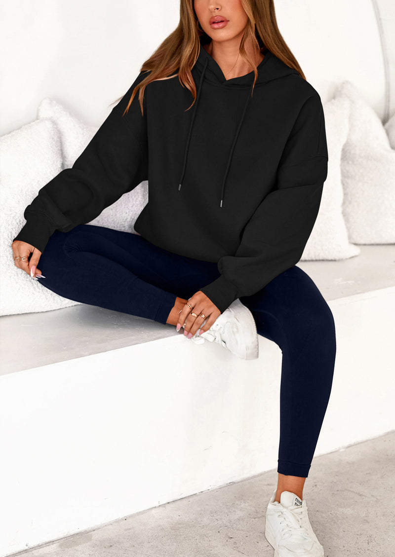 PRETTYGARDEN Womens Oversized Hoodies Sweatshirt Long Sleeve Loose Fit Going Out Tops Trendy Casual Fall Fashion Outfits
