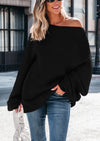 PRETTYGARDEN Women's Fall Oversized Sweaters Long Sleeve V Neck Dressy Casual Chunky Knit Loose Pullover Tops Winter Clothing