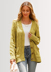 PRETTYGARDEN Women's Open Front Cardigan Sweaters Fall Fashion Button Down Cable Knit Chunky Winter Outerwear Coats