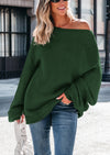 PRETTYGARDEN Women's Fall Oversized Sweaters Long Sleeve V Neck Dressy Casual Chunky Knit Loose Pullover Tops Winter Clothing