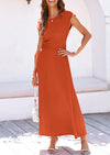 Casual Knit Short Sleeve Crop Top High Waist Skirt 2 Piece Sets