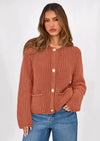 PRETTYGARDEN Cardigan Sweaters for Women Trendy Oversized Knit Chunky Button Cardigans Fall Winter Outfits with Pockets