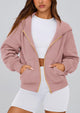 Y2K Zip Up Hoodie Long Sleeve Loose Fit Pockets Casual Sweatshirt