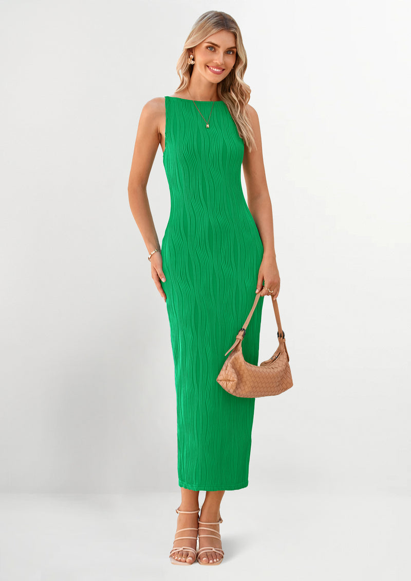 PRETTYGARDEN Womens Maxi Dress Summer Wedding Guest Dresses Spring Long Resort Wear Casual Bodycon Sun Dresses