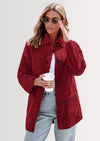 PRETTYGARDEN Women's Winter Faux Fur Coats Long Sleeve Lapel Button Down Pockets Fleece Sherpa Jacket Casual Trendy Outerwear
