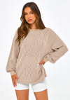 PRETTYGARDEN Women's Long Sleeve Tee Shirts Spring Fall Trendy Clothes Casual Loose Crewneck Ribbed Blouse Tunic Tops