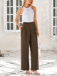 Wide Leg High Waisted Business Casual Work Pants