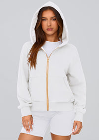 Y2K Zip Up Hoodie Long Sleeve Loose Fit Pockets Casual Sweatshirt