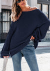 PRETTYGARDEN Women's Fall Oversized Sweaters Long Sleeve V Neck Dressy Casual Chunky Knit Loose Pullover Tops Winter Clothing
