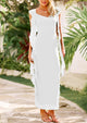 Sleeveless Ruffle Cocktail Party Maxi Bodycon Dresses