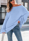 PRETTYGARDEN Women's Fall Oversized Sweaters Long Sleeve V Neck Dressy Casual Chunky Knit Loose Pullover Tops Winter Clothing