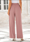 Wide Leg High Waisted Business Casual Work Pants