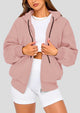 Zip Up Long Sleeve Loose Fit Y2K Casual Hoodies Cardigan