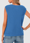 PRETTYGARDEN Women's Summer Sweaters Vest Sleeveless Button Down Cropped Pockets Chunky Knit Cardigan Trendy Tank Tops