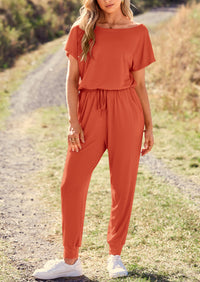 PRETTYGARDEN Dressy Off Shoulder Romper Spring Vacation Travel Lounge Outfits Clothes