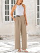 Wide Leg High Waisted Business Casual Work Pants
