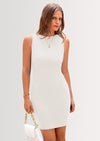 PRETTYGARDEN Spring Dresses for Women Sleeveless Bodycon Short Work Tank Dress Summer Casual Ribbed Mini Sundresses