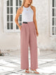 Wide Leg High Waisted Business Casual Work Pants