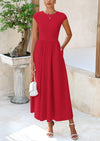 PRETTYGARDEN Women Summer Casual Patchwork Elegant Maxi Dresses