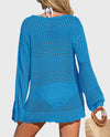 PRETTYGARDEN Women's Hoodie Crochet Beach Vacation Dress
