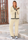 PRETTYGARDEN Lounge Sets for Women Fall Loungewear 2 Piece Outfits Cardigan Sweaters Track Suit Matching Winter Clothing